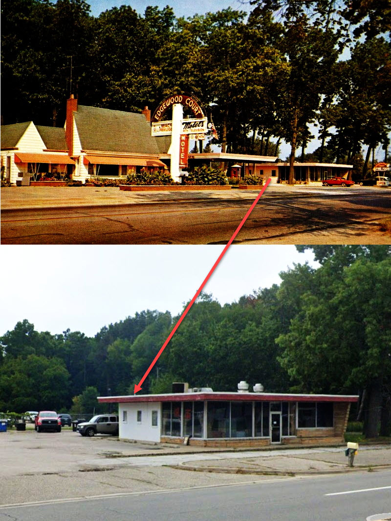 Edgewood Court Motel - Lees Hunan Chinese Restaurant Compared To Edgewood (newer photo)
